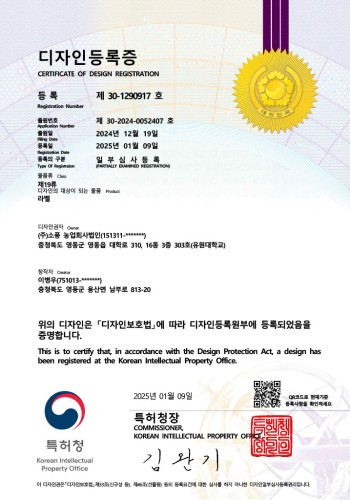 디자인 전자등록증